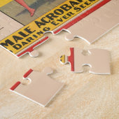 Circus Poster met acrobatische acts, circa 1899. Legpuzzel (Zijkant)