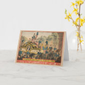  Circus Poster met Parade Float Kaart (Gele Bloem)