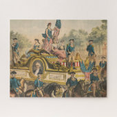 Circus Poster met Parade Float Legpuzzel (Horizontaal)