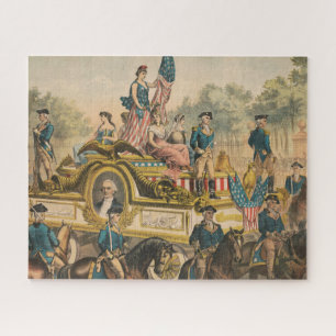 Circus Poster met Parade Float Legpuzzel
