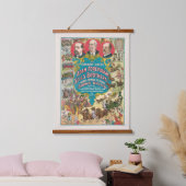 Circus Poster met veel circusscènes Hangend Wandkleed (Slaapkamer)