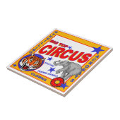 Circus Poster Tegeltje (Zijkant)