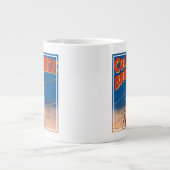 circus Poster tonen hoge draad acrobaten Extra Grote Beker (Voorkant)