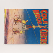  circus Poster tonen hoge draad acrobaten Legpuzzel (Horizontaal)