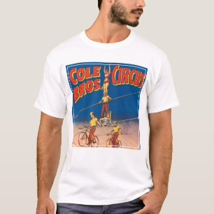 circus Poster tonen hoge draad acrobaten T-shirt