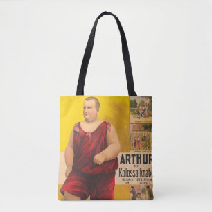 circus Poster van Arthur het kolossale Kind Draagtas