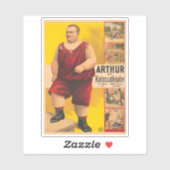 circus Poster van Arthur het kolossale Kind Sticker (Vel)