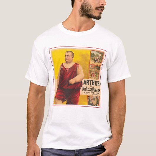  circus Poster van Arthur het kolossale Kind T-shirt (Voorkant)