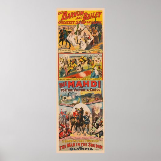 Circus Poster van de Mahdi (Voorkant)