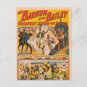 Circus Poster van de Mahdi Briefkaart