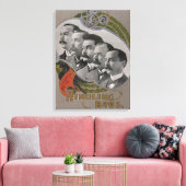 circus Poster van de vijf broers Canvas Afdruk (Insitu (Woonkamer))
