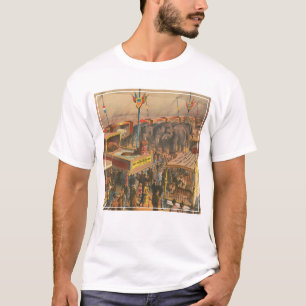 Circus Poster van Dieren tentoongesteld in een ten T-shirt