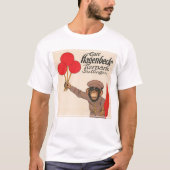  circus Poster van een aap met ballonnen T-shirt (Voorkant)