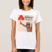 circus Poster van een aap met ballonnen T-shirt (Voorkant)