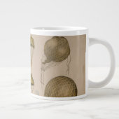 Circus Poster van een luchtballon performance Extra Grote Beker (Rechts)