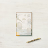 Circus Poster van een luchtballon performance Post-it® Notes (Op bureau)