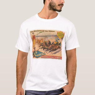 circus Poster van een Romeinse wagenrennen T-shirt