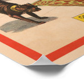 Circus Poster van grote Denen met trainer (Hoek)