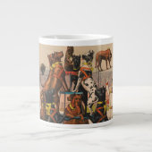 Circus Poster van grote Denen met trainer Extra Grote Beker (Voorkant)