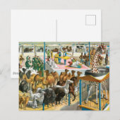 Circus Poster van mensen van verschillende nationa Briefkaart (Voorkant / Achterkant)
