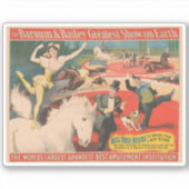  Circus Poster van Miss Roos Meers Sticker (Voorkant)