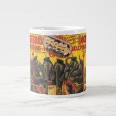 Circus Poster van olifanten optreden Extra Grote Beker (Voorkant)