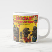 Circus Poster van olifanten optreden Extra Grote Beker (Rechts)