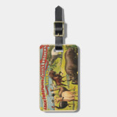 Circus Poster voor Adam Forepaugh & Sells Brothers Bagagelabel (Voorkant verticaal)