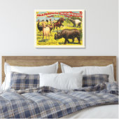 Circus Poster voor Adam Forepaugh & Sells Brothers Canvas Afdruk (Insitu (Slaapkamer))