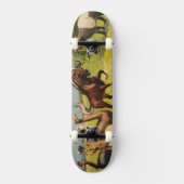 Circus Poster voor Adam Forepaugh & Sells Brothers Skateboard (Voorkant)