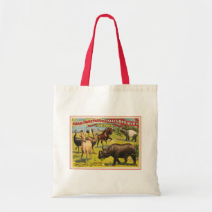 Circus Poster voor Adam Forepaugh & Sells Brothers Tote Bag