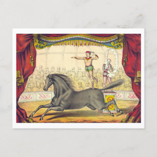 Circus Poster voor Paard Act Briefkaart