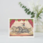  Circus Poster voor Paard Act Briefkaart (Staand voorkant)