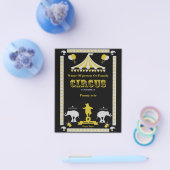 Circus-Posters en -Kaarten Flyer (Enkel)