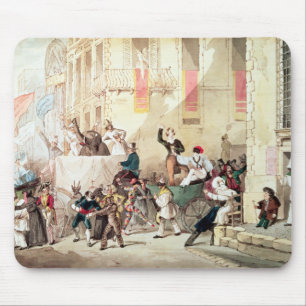 Circus Procession in Italië, 1830 Muismat