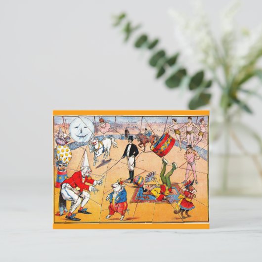 Circus Puzzle - Carte postale (Debout devant)