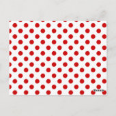 Circus Red Party Flag Bunting Banner Post Card Briefkaart (Achterkant)