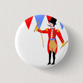 Circus Ring Master Circus Party Ronde Button 3,2 Cm