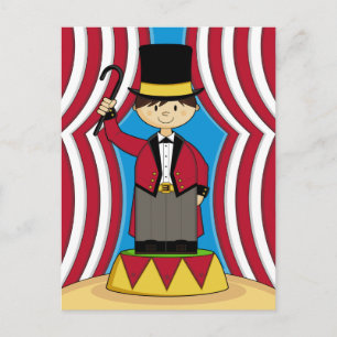 Circus Ringmaster Briefkaart