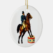 Circus Ringmaster Keramisch Ornament (Rechts)