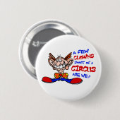 Circus Ronde Button 5,7 Cm (Voorkant /achterkant)