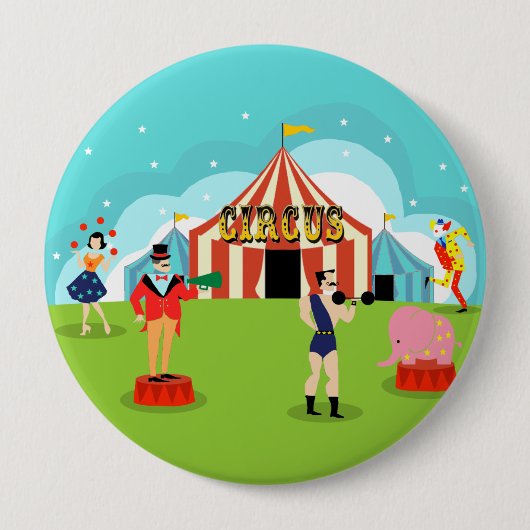 Circus Round Button (Voorkant)