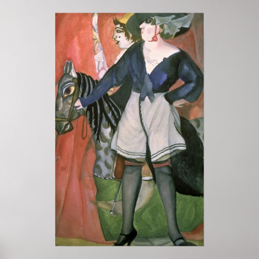 Circus Scene, 1917 Poster (Voorkant)