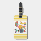 Circus Schatjes Bagagelabel (Voorkant verticaal)