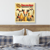  Circus Sideshow Poster Canvas Afdruk (Insitu (Slaapkamer))