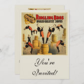  Circus Sideshow Poster Kaart (Voorkant / Achterkant)