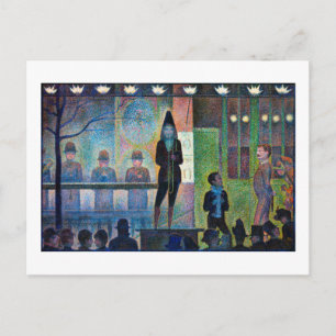 Circus Sideshow, Seurat Briefkaart