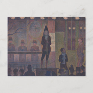 Circus Sideshow van Georges Seurat Briefkaart