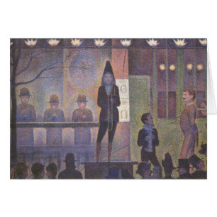 Circus Sideshow van Georges Seurat, kunst