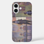 Circus Sideshow van Georges Seurat,  kunst Case-Mate iPhone Case (Achterkant)